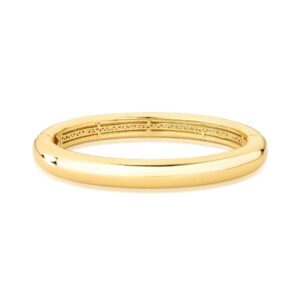Bracelete dourado liso fecho click