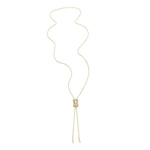 Colar Shine Moment - Dourado Zircônia Incolor