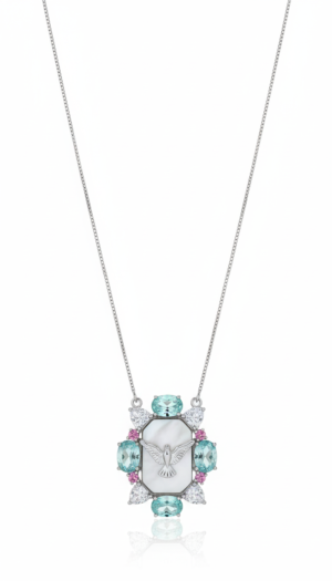 COLAR Divino ZIRCONIA ICE CUT LGHT SKY BLUE